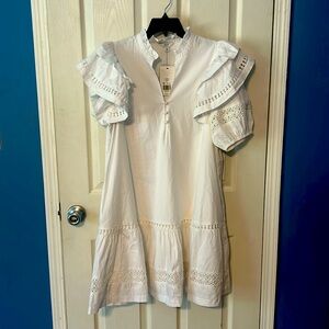 Crown & Ivy White Dress Size Large